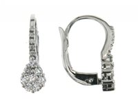 Pendientes Mirco Visconti Mujer in Oro blanco Diamante 0.36 Ct AB706 - AB706